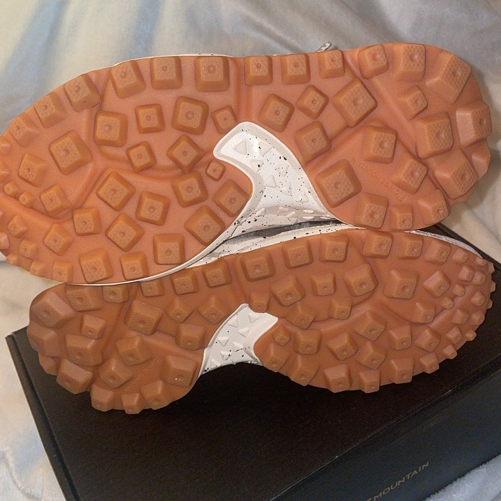 Flower Mountain KOTETSU Shearling and Suede Sneakers in Dove  grey-Beige - Picture 15 of 16